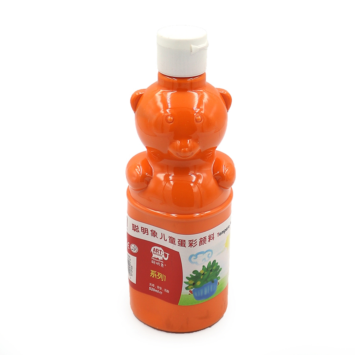RTP520-004 Фарба Tempera 520ml померанчова                                                          
