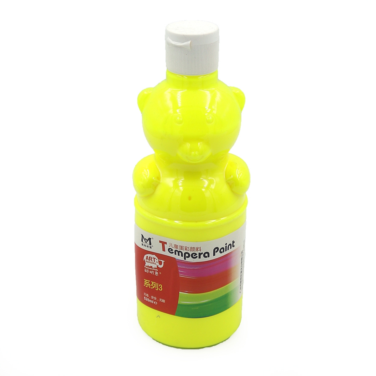FTP520-107 Фарба Tempera 520ml неонова жовта                                                        