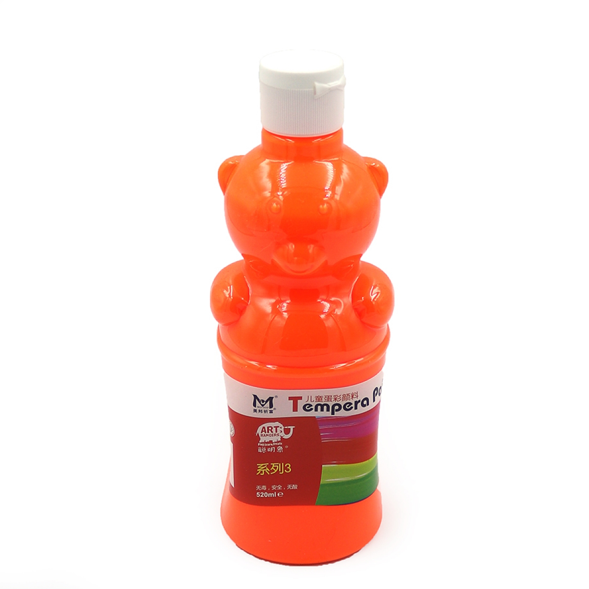 FTP520-116 Фабра Tempera 520ml неонова померанчова                                                  