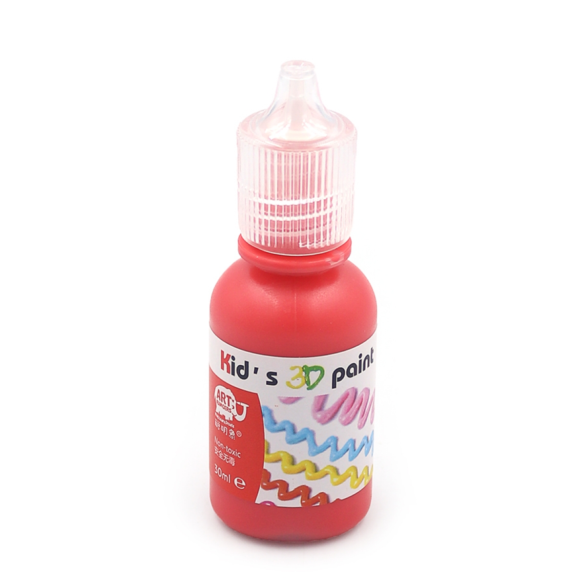 OL1230-OL009 Фарба 3D 30ml червона                                                                  