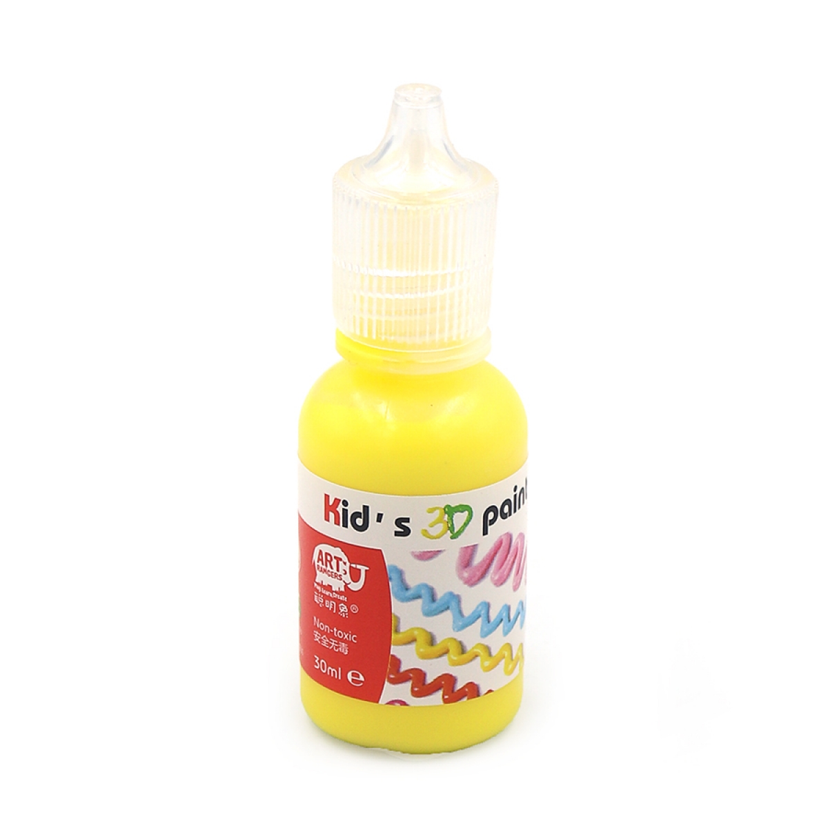 OL1230-OL010 Фарба 3D 30ml жовта                                                                    
