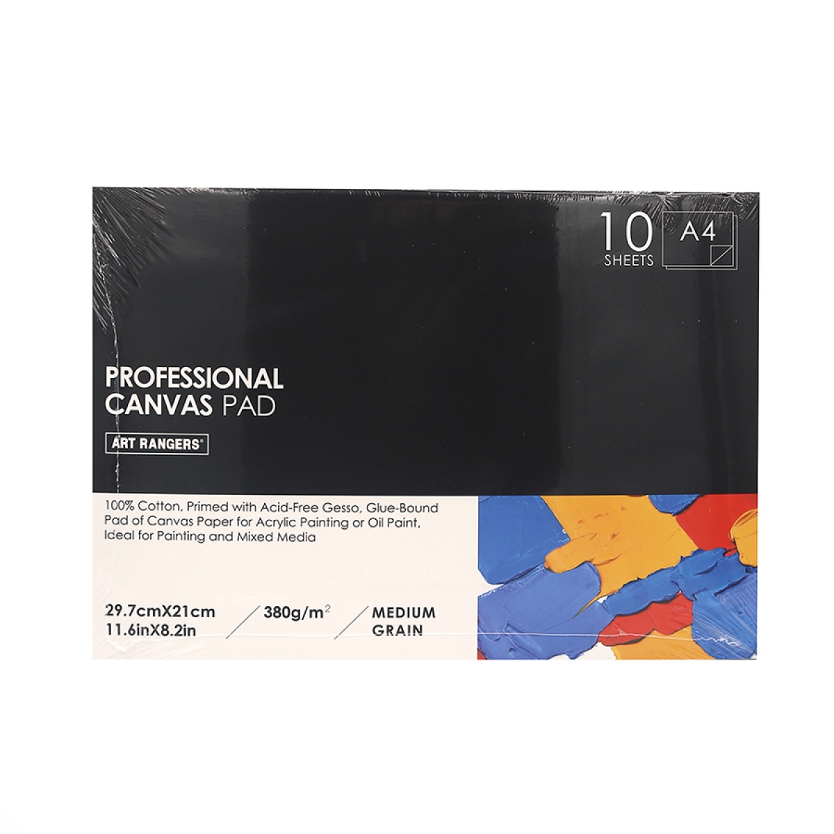 CAA438010 Альбом  CANVAS PAD Art Nation А4, 10стор., 380 г/кв.м 1шт/єтик                            