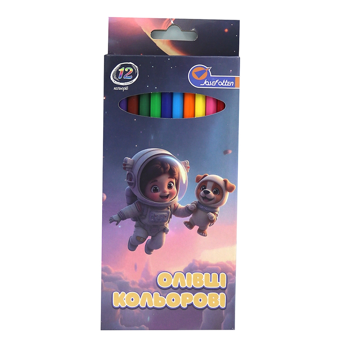 1051-12A Олівці пластик. 