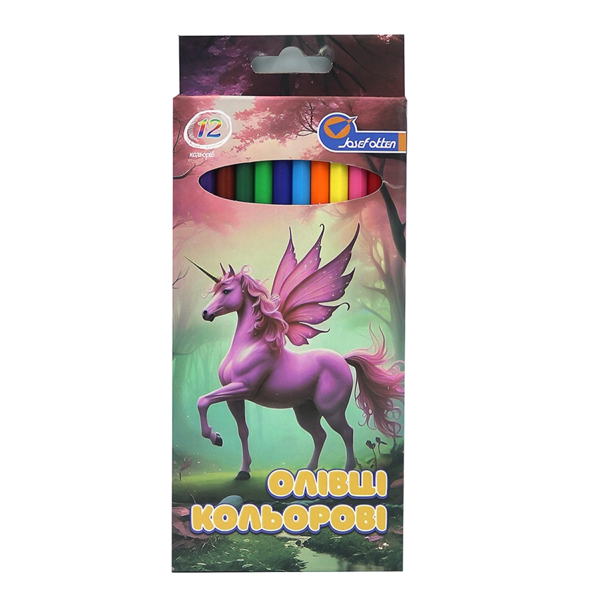 1051-12D Олівці пластик. 