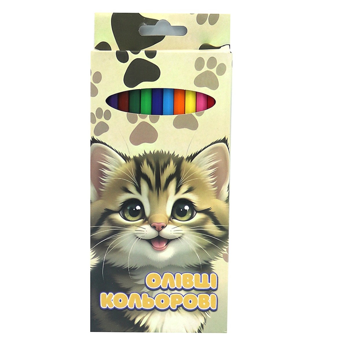 1051-12B Олівці пластик. 