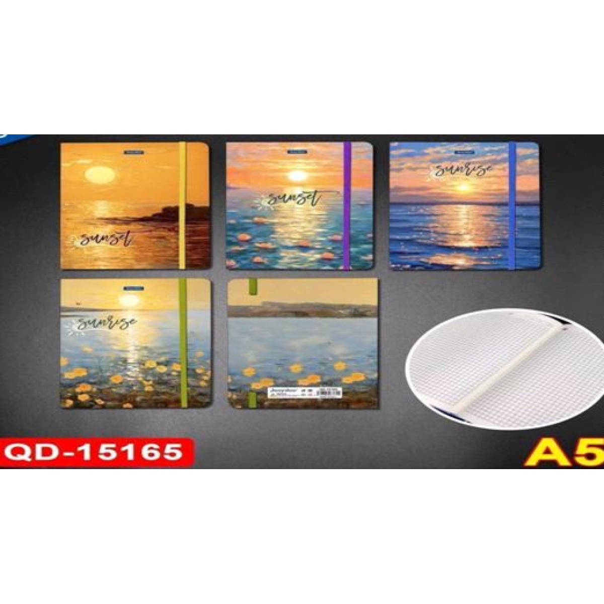 QD-15165 Блокнот на гумці 