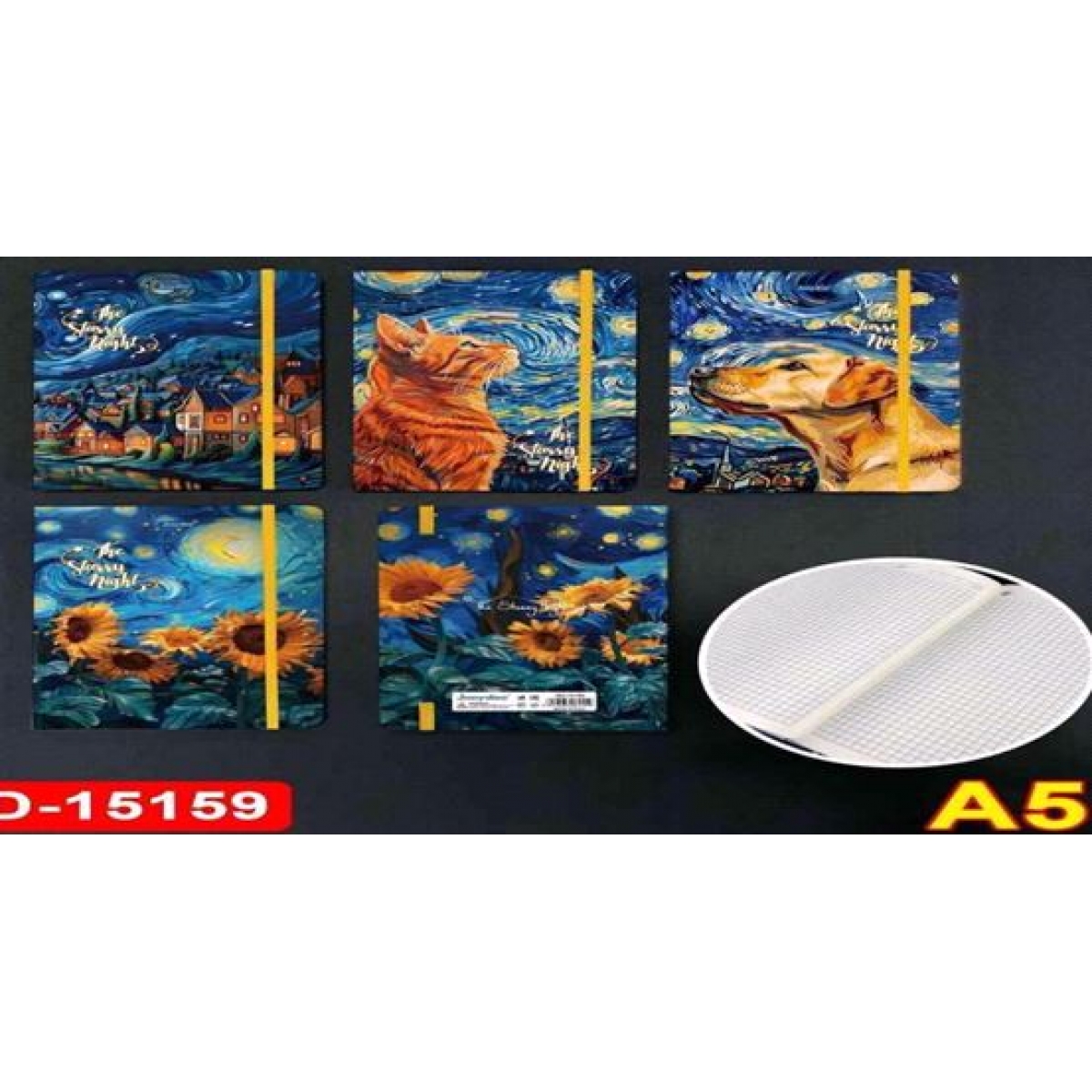 QD-15159 Блокнот на гумці 