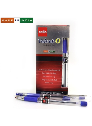Ручка Cello Velvet O SKU 12Box мм1 син.                                                             