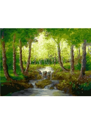 RAD5087 Розк-ка за номером. на дереві 40*50 J.Otten 