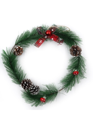 6527-P1-162 Вінок новорічний 