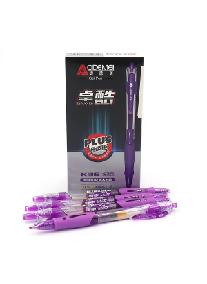 K36Purple Ручка автомат гель. Aodemei 