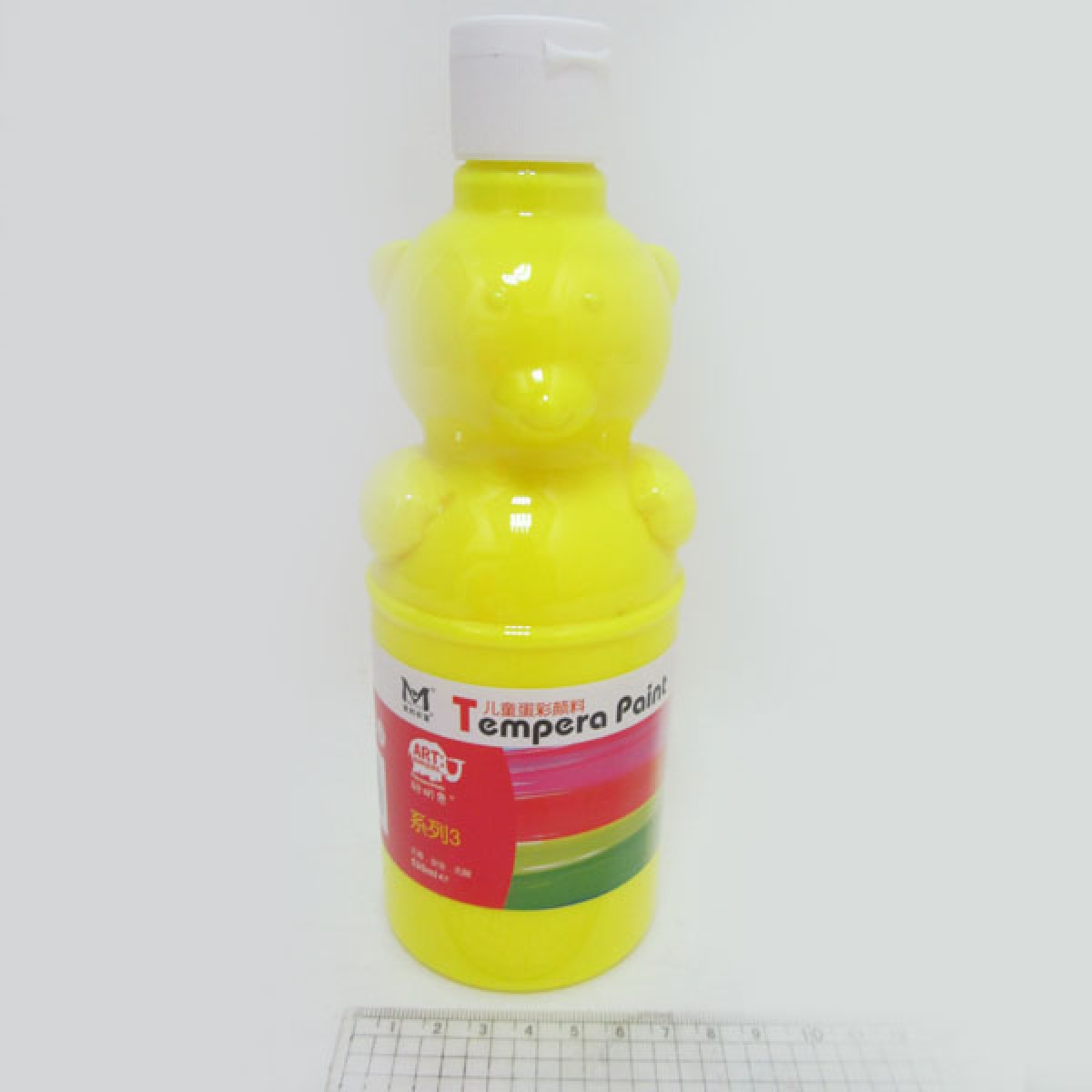 FTP520-107 Фарба Tempera 520ml неонова жовта                                                        