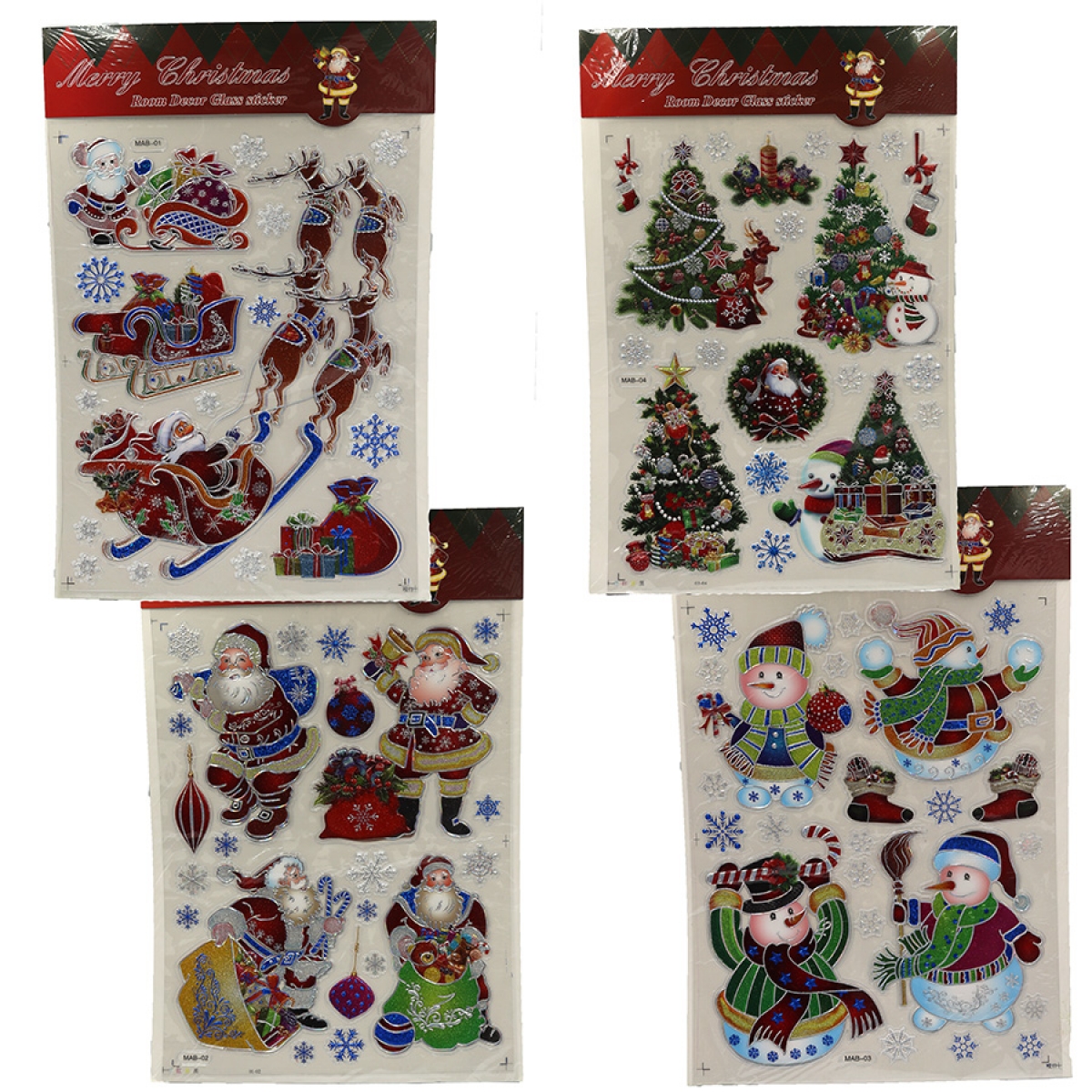 6527-P3-9 Наліпки для вікон силікон 