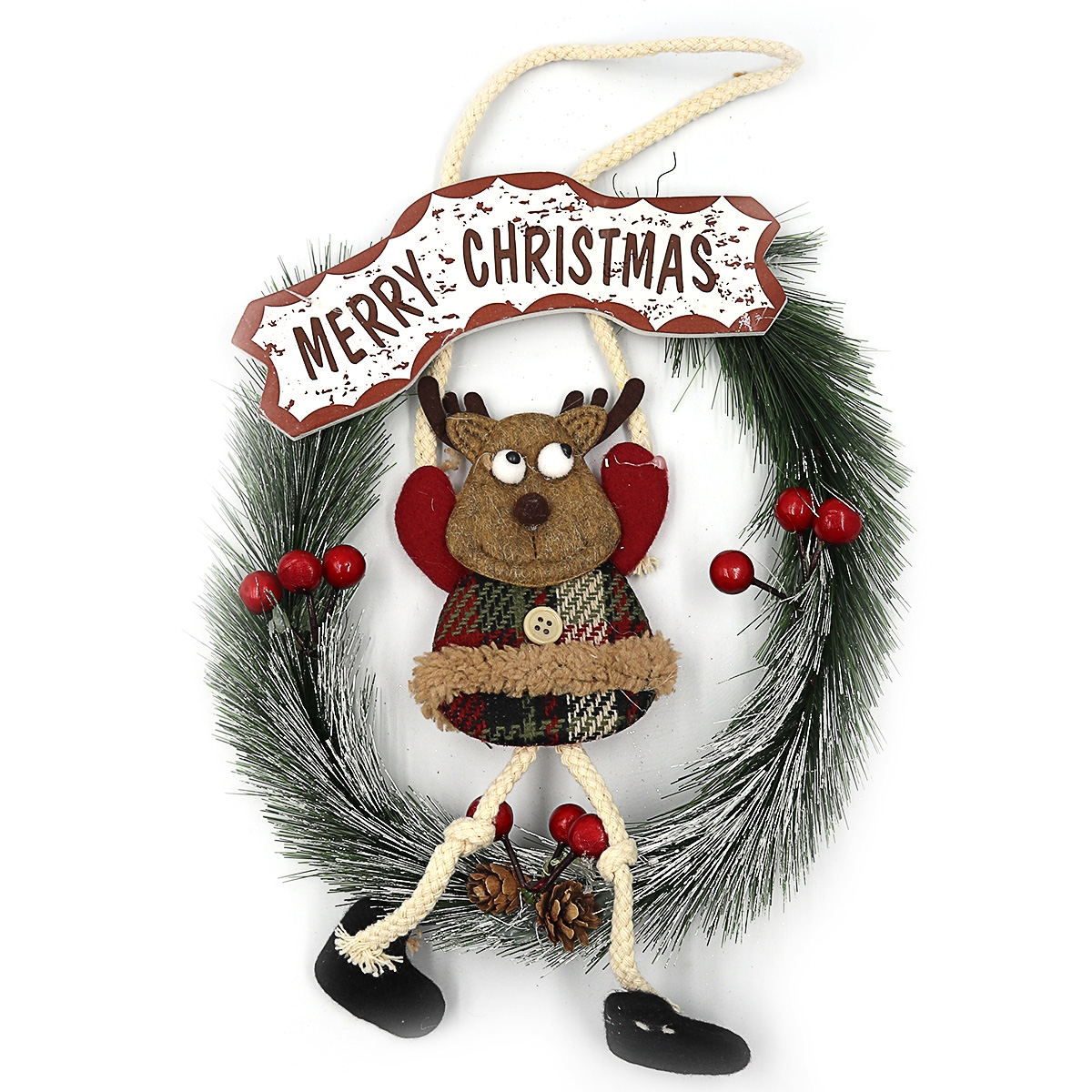 6527-P1-134 Вінок новорічний 