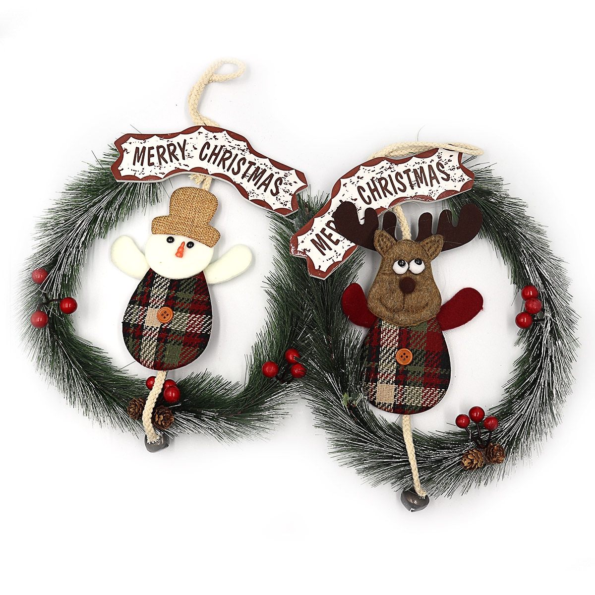 6527-P1-136 Вінок новорічний 