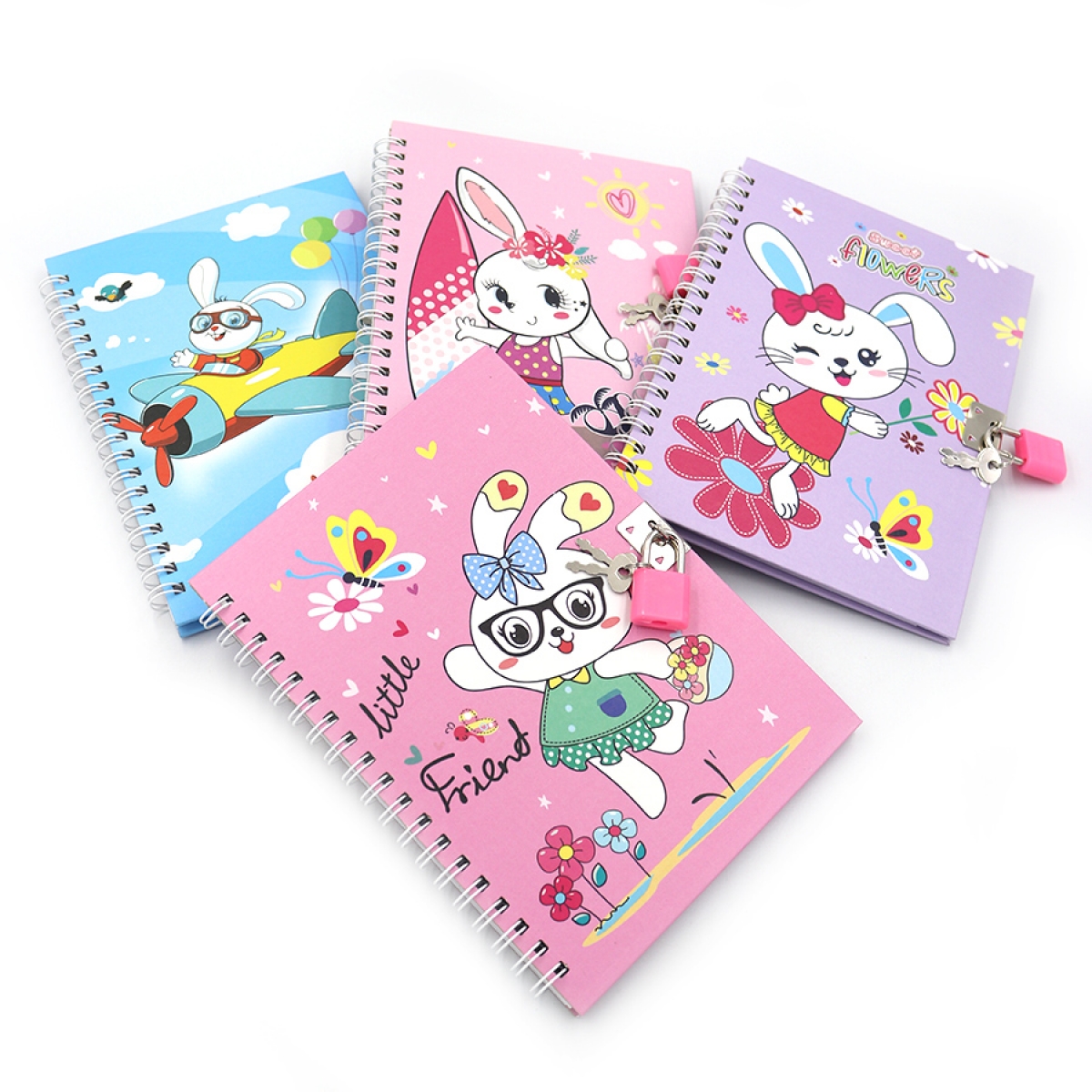 36951 Блокнот на спіралі в коробці. із замочком 