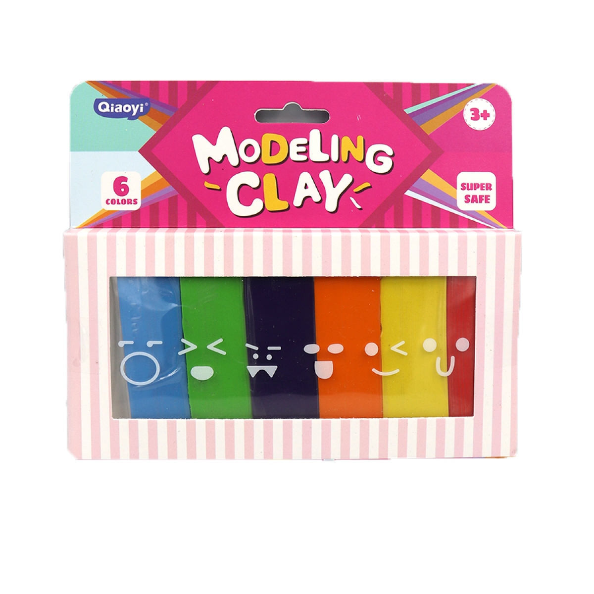 8022 Пластилін Modeling Clay 6кол. 100г                                                             