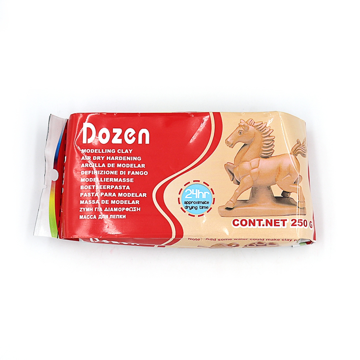 DSCN0665 Масса для для ліплення Dozen, коричнева 250г 1шт/этик                                      