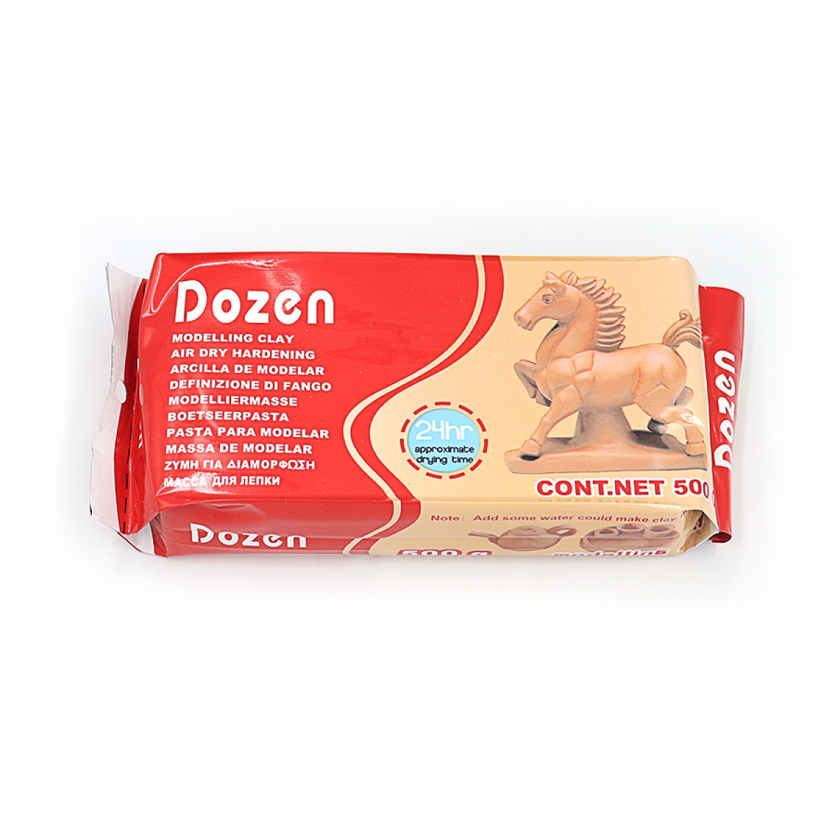 DSCN0666 Масса для для ліплення Dozen, коричнева 500г 1шт/єтік                                      