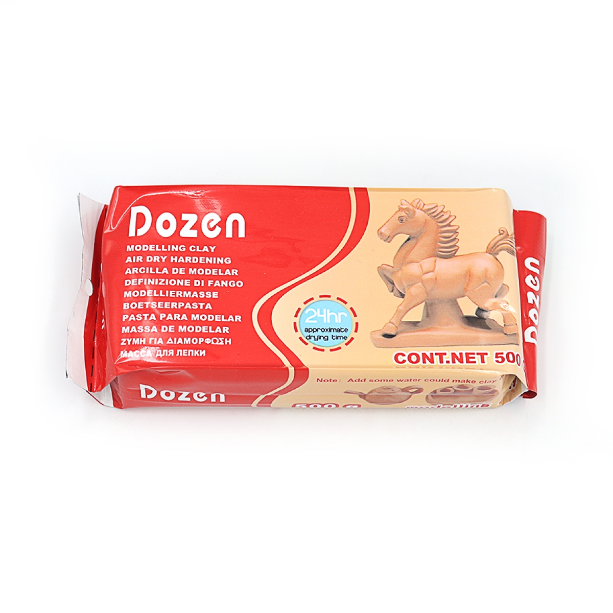 DSCN0666 Масса для для ліплення Dozen, коричнева 500г                                               