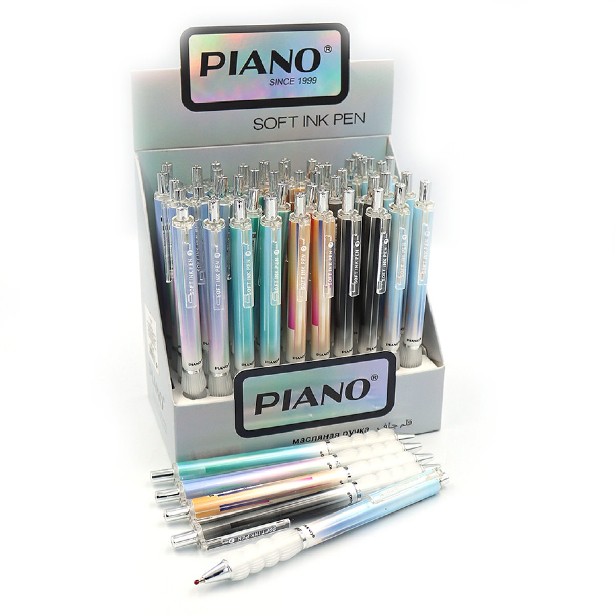 PT-030 Ручка масляна Piano, 0,7мм, синя, Soft ink Pen                                               