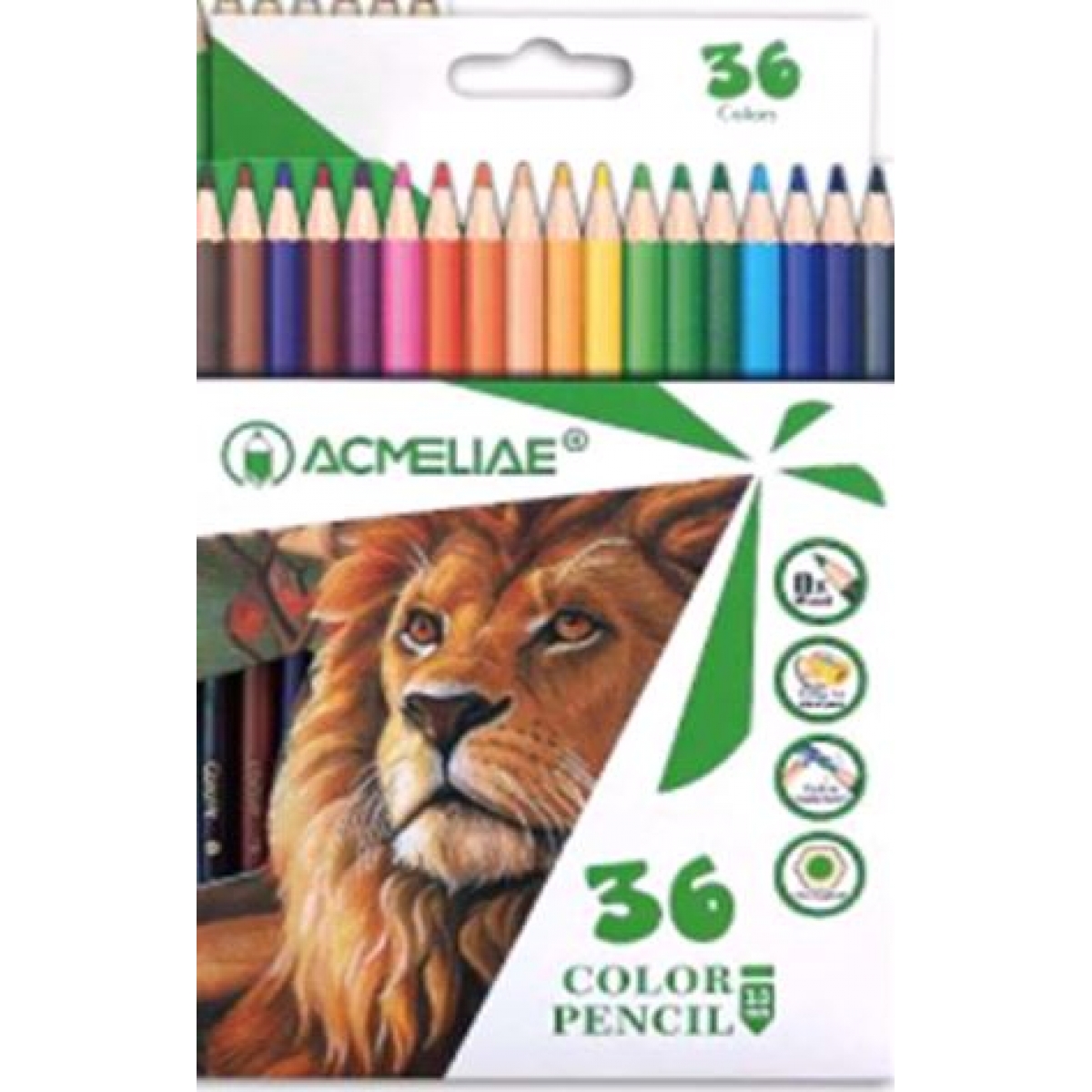 PCP-036 Набір шестигран. екоолівців Woodfree Acmeliae 36шт.1шт/етик.                                