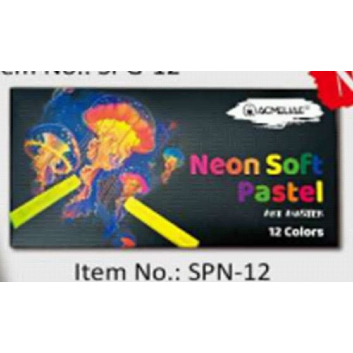 SPN-12 М'яка пастель неон Acmeliae 12кол. 1шт./етик.                                                