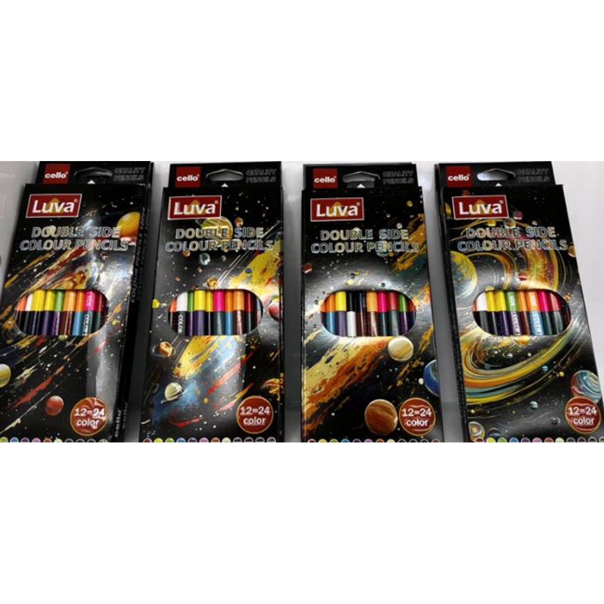 6001-24 Набір двокольор. олівців Cello Luva 