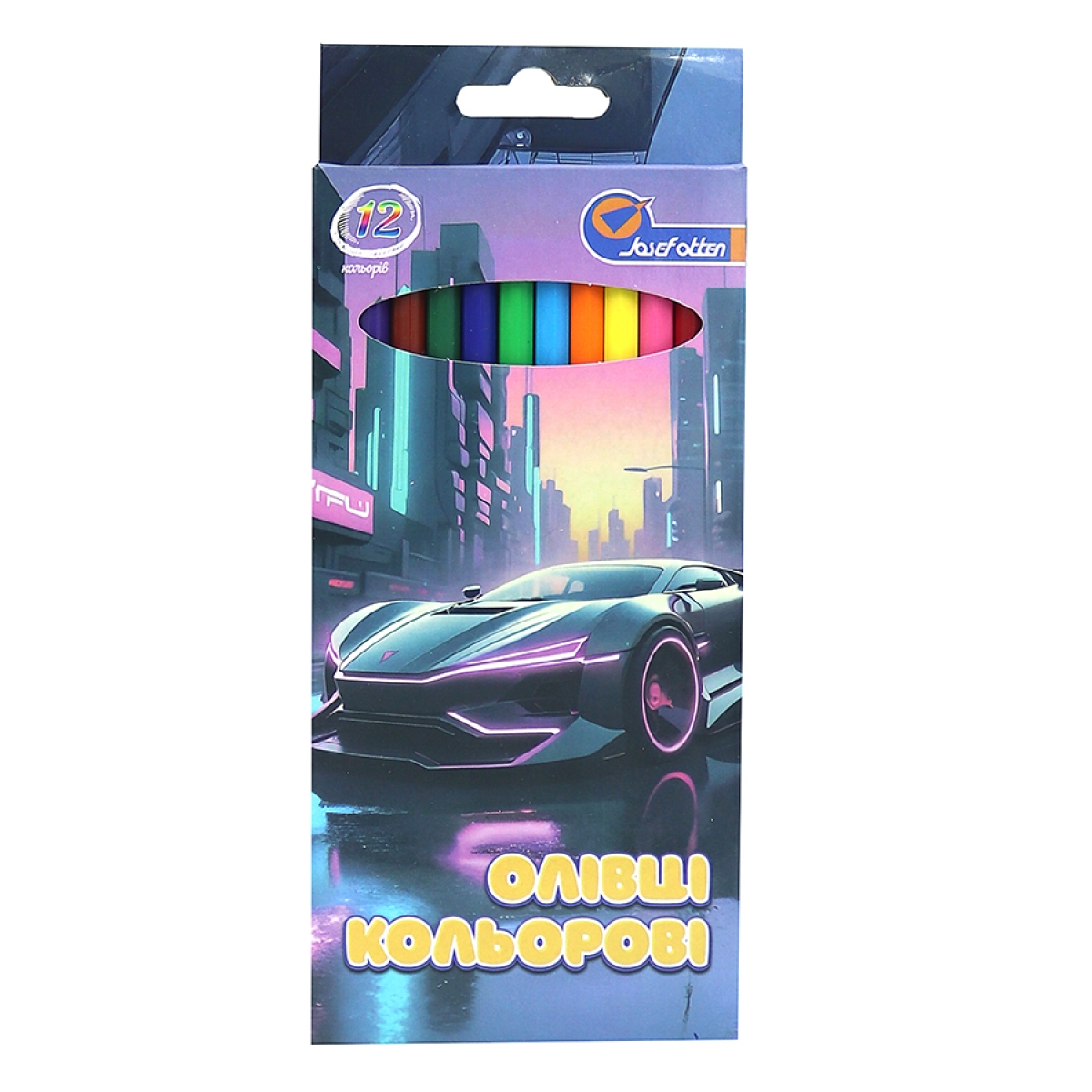 1051-12E Олівці пластик. 