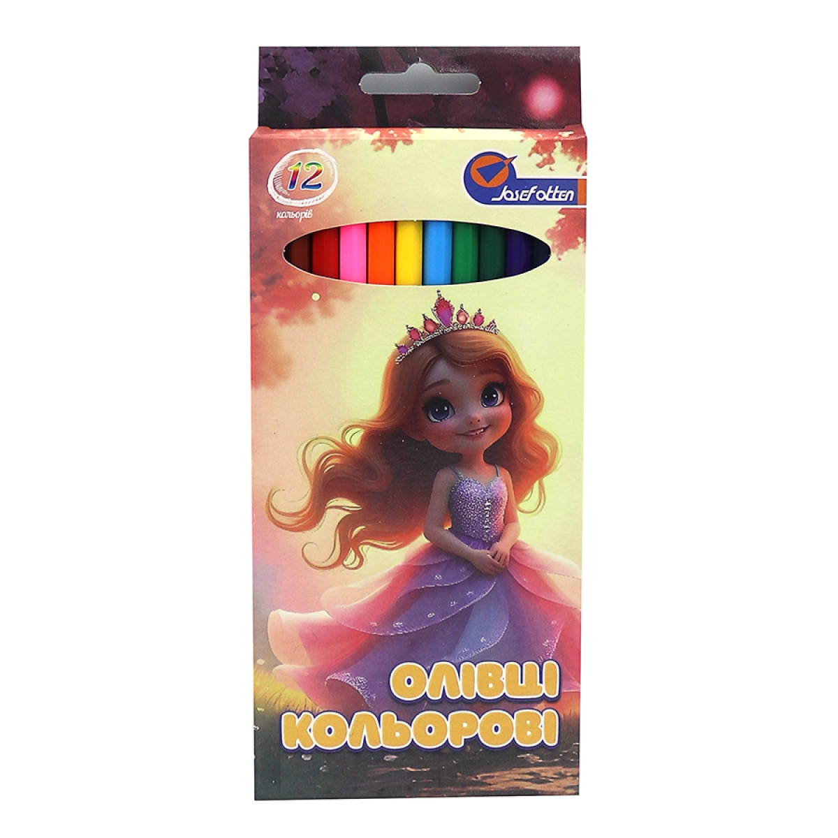 7303-12E Олівці дерево 