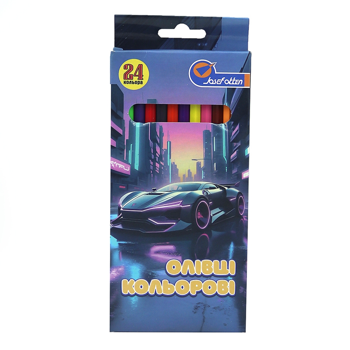 1051-24E Олівці пластик. 