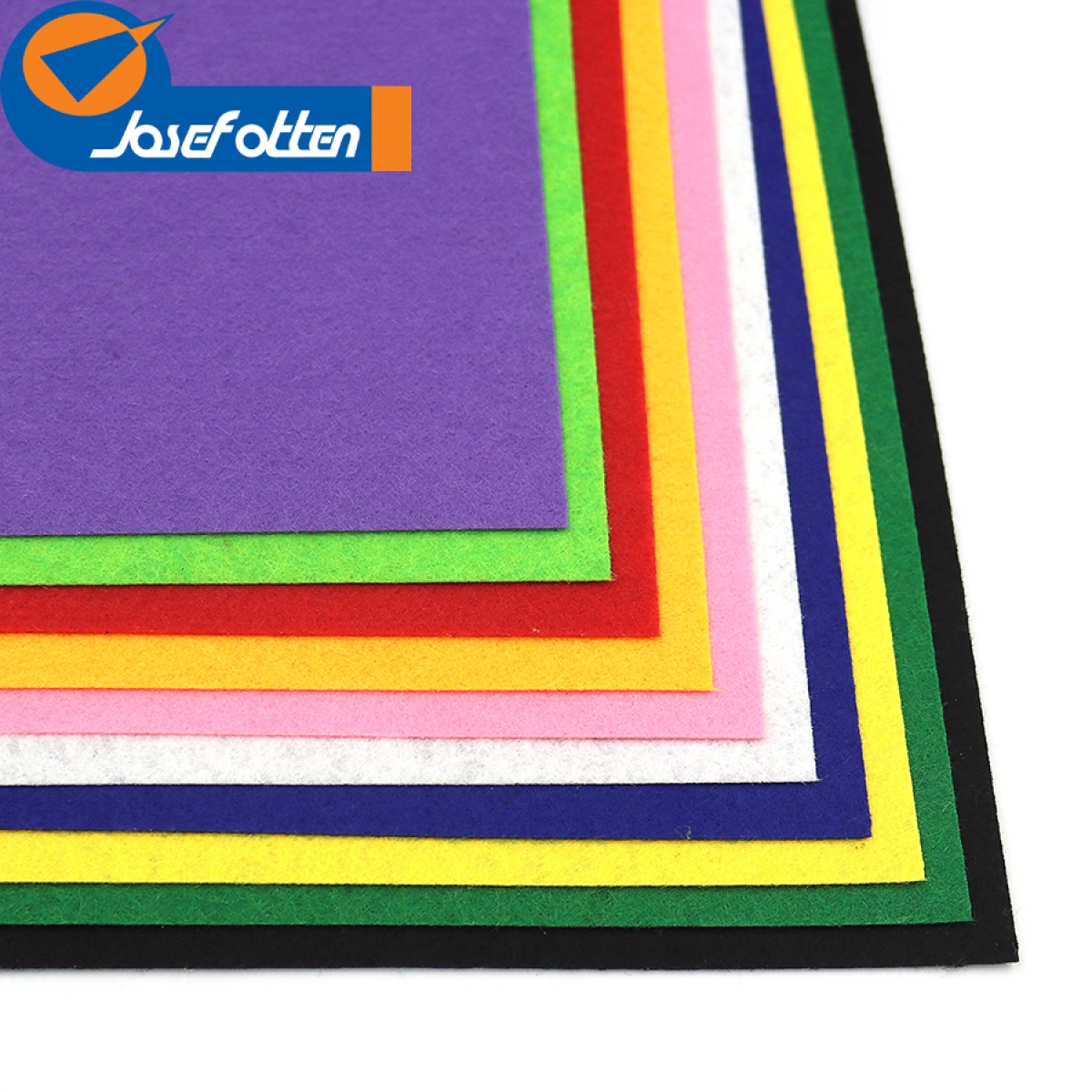 HQK170-MIX Фетр HARD 170GSM 1,2мм з клеєм 10PC/OPP A4, 1шт/этик. UA                                 