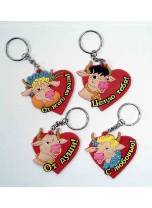 KEY NO.4 Брелок гумовий MIX4 