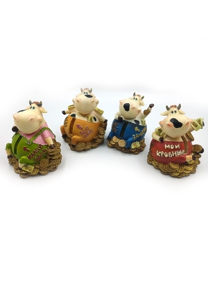 LH1324 Сув-р Керам скарбничка-корова mix3 