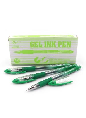 TZ501B Р-ка гелева зелена Tianjiao (з грипом)                                                       