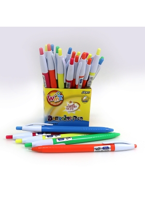 КВ139401-50 Ручка кулькова Beifa 1 мм - синя. 50 шт                                                 