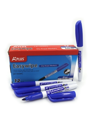 BY100200-BL Маркер Beifa для білої дошки-син., кругл.накінечн.                                      