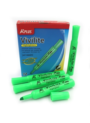 HY106605-GR Текстовиділитель Beifa скош.накінеч.зел.12 шт/етик                                      