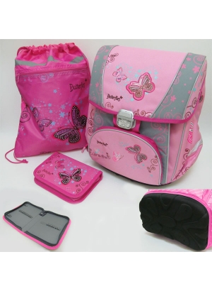 PREMIUM-B Набір: рюкзак-коробка+мішок для взуття+пенал плоский 