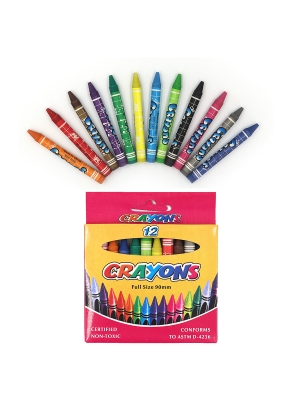 8496-12B Крейда воскова Crayons, набір 12 кол.                                                      