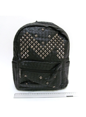 4328 Рюкзак шкір/заклепки 