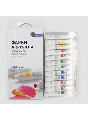 PA31.12006.A(EA1206M) Фарби акрилові J.Otten Basics 12кол.*6мл                                      