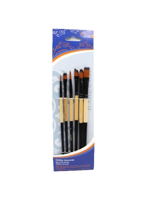 DSCN7668 Набір пензлів нейлон 6шт. J.Otten (2,4,6,8,10,12)1шт/етик                                  