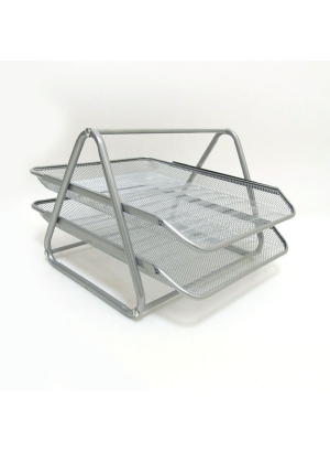  DSCN1088S (silver) Лоток / паперу метал. горизонтальний 