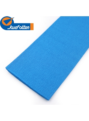 KR110-80708 Креп-папір 110%, темно-блакитний 50*200см, осн.20г/м2, общ.42г/м2                       