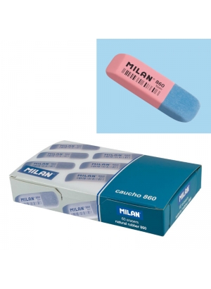 CCM860RA Гумка прямокут. красно-синя з фаскою 