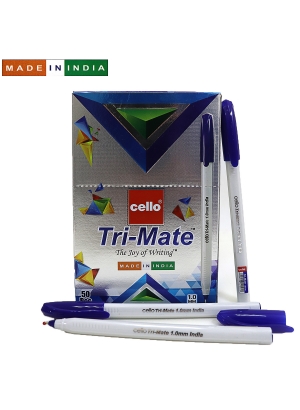 Ручка Cello Trimate SKU 50Box1.0мм син.                                                             