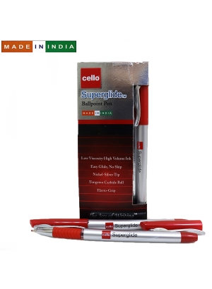 Ручка Cello Superglide SKU 12Box мм1 червон.                                                        