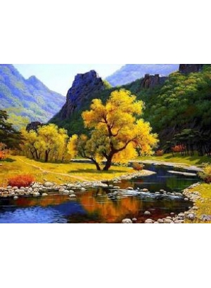 RAD3377 Розк-ка за номером. на дереві 40*50 J.Otten 