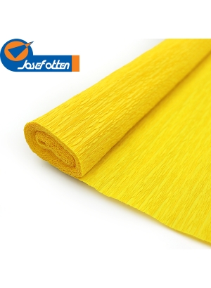 KR150-8046 Креп-папір 150%, темно-жовтий 50 * 200см, 1pc / OPP, осн.95г / м2, общ.238г / м2         
